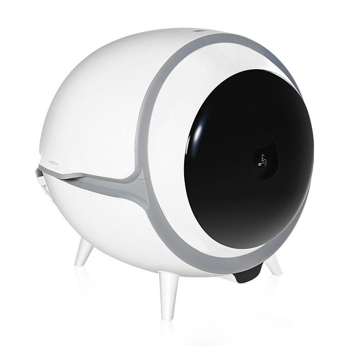 Projeto do escapamento do controle automático plástico do toque de Wifi da caixa de maca do animal de estimação anti 0
