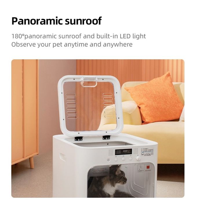Animal de estimação automático de baixo nível de ruído que seca seguro do serviço da etapa da caixa uma e seguro fáceis de limpar 0