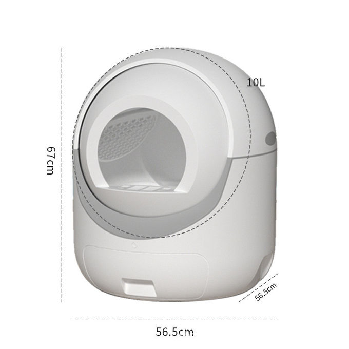 WiFi permitiu a monitoração remota e as notificações do controle esperto de Cat Litter Box With Odor 0