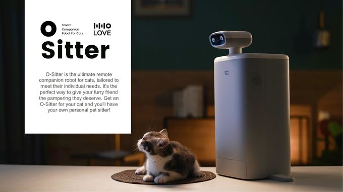 Câmera esperta do zumbido do alimentador de Cat Robot With 2.5L do animal de estimação do companheiro/4X Digitas 0