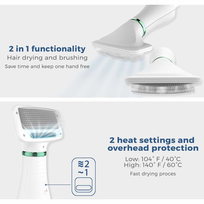 Cão mais seco do ventilador do animal de estimação portátil que prepara multifuncional de baixo nível de ruído do secador 1
