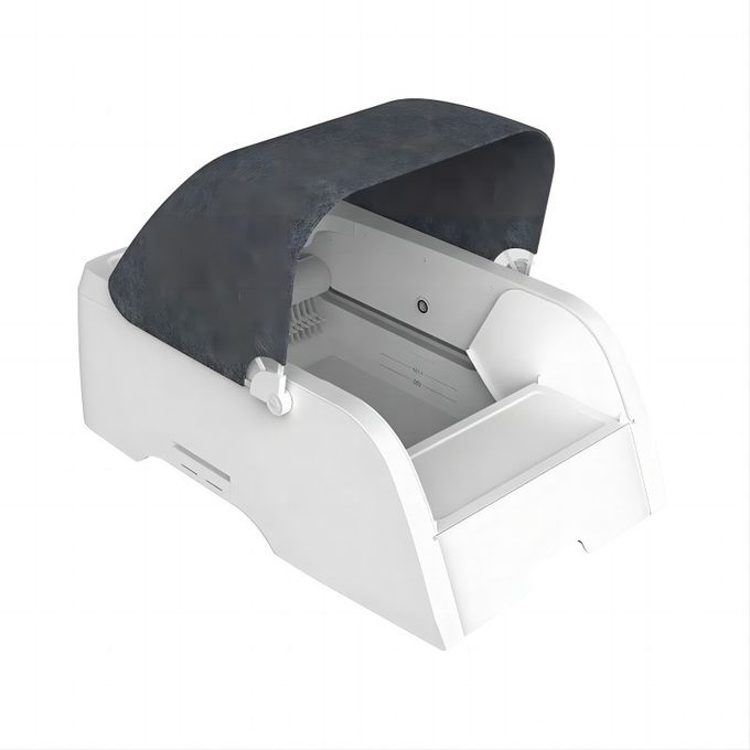 Caixa automática inteligente de lixo de gato com eliminator de odores funciona com o acúmulo de lixo de gato 0